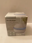 Brookstone Cool Mist Ultrasonic Aroma Diffuser W/ Soft Led Light 15ML Oil New. Fixed Price $17.95.