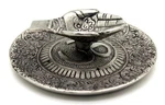 Govinda - Tibetan Incense Burner Offering Hands With Om 4.5 Inches Diameter.... Fixed Price $22.34.