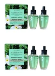 2 New Bath & Body Works Rainforest Gardenia Wallflower Fragrance Refill, 4 Bulbs. Fixed Price $28.50.