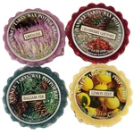Yankee Candle Wax Tart Scented Melt Lot Of 4 Lemon, Cranberry, Balsam, Lavender. Fixed Price $23.99.