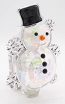 (a) Bath & Body Works Crystal Snowman Scent Control Light Up Wallflower Plugin. Fixed Price $24.00.