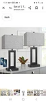 Tobusa 3 Way Touch Control Set Of 2 Table Lamps. Fixed Price $55.00.