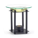 Modern Art Oil Warmer Made Of Glass With Metal Stand Home & Meditatative Decor. Fixed Price $19.28.