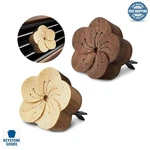 2 Pack Wooden Car Diffusers With Magnetic Clips - Elegant Essential Oil Vent .... Fixed Price $29.67.