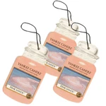 Yankee Candle Classic Paper Car Jar Hanging Air Freshener, Pink Sands (3 Pack). Fixed Price $12.16.