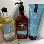 Bath & Body Works Aromatherapy Focus Eucalyptus Tea 3 Pc Lotion, Cream, Wash. Fixed Price $65.95.