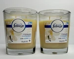 Febreze Vanilla Cream Wick Candles Eliminates Odors & Freshens 6.2 Oz. Fixed Price $39.99.