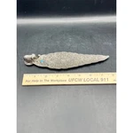 Ornate Elephant Inlay Incense Burner Holder Silver Tone Tribal Bohemian 8". Fixed Price $11.26.