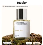 Dossier Citrus Tea 50ML Inspired By Le Labo Th Noir 29 Unisex Perfume New. Fixed Price $32.99.