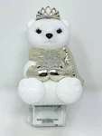 Bath & Body Work Glittery Royal Polar Bear White Snowflake Wallflower Plug In. Fixed Price $24.99.