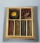 Flora Classique Inc. Wooden Incense Gift Set Sticks, Cones & Holder New. Fixed Price $27.99.
