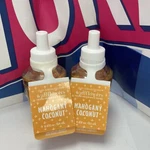 Nwt Bath & Body Works Set Of 2 Mahogany Coconut Wallflowers Refill. Fixed Price $29.95.