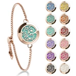 Essential Oil Diffuser Bracelet Set - Stainless Steel Aromatherapy Locket, 24.... Fixed Price $16.70.