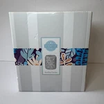 Scentsy Warmer Rooftop Garden Gray & White Embossed Ceramic Floral New Open Box. Fixed Price $29.95.