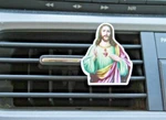 Sacred Heart Jesus Car Air Vent Clip Essential Oils Diffuser Christian Religious. Fixed Price $10.00.