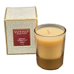 Votivo Holiday Votive Aromatic Candle Spiced Tobacco - Mini Size 2.1 Oz New Box. Fixed Price $21.00.