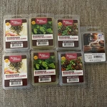 7 Better Homes & Gardens Wax Cubes Apple Cider Mistletoe Pinecones Holly Frasier. Fixed Price $15.00.