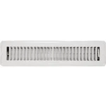 (1)-HOME Impressions 2-1/4 In. X White Steel Floor Register 1FL0214WH-NH. Fixed Price $24.89.
