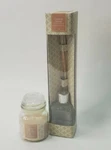 Cotton Fresh 4 Oz Bell Jar 12 Hour Candle & Diffuser Oil 1.69 W/ 5 Reeds Nib. Fixed Price $20.43.