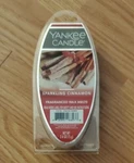Yankee Candle Fragranced Wax Melts Scented 2.6 Oz Sparkling Cinnamon. Fixed Price $7.00.