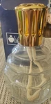 Beautiful Lampe Berger Clear Glass Gold Fragrance Oil Cataltic Burner Wick. Fixed Price $30.00.