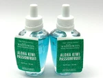 2 Bath Body Works Home Aloha Kiwi Passionfruit Wallflowers Refills Bulbs 0.8 Oz. Fixed Price $12.95.