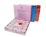 Kcvc Assorted Colors Heart Tea Light Candles 200 Pack In 4 Unscented F.... Fixed Price $42.63.
