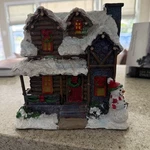 Collections Etc Smoking Country Christmas Cabin Incense Burner. Fixed Price $24.99.