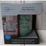 Mainstays Wax Warmer 16 Watt Electric Christmas 4.06 Dia 4.37. Fixed Price $15.99.