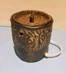 Rimports Wax Oil Warmer Burner W/ Distressed Raised Tree Pattern Retired 3174045. Fixed Price $17.25.