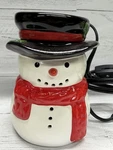 Sonoma Scented Wax Cube Warmer Outlet Snowman. Fixed Price $13.88.