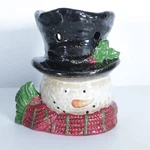 Yankee Candle Snowman Head Top Hat Tart Burner Holder Christmas Winter. Fixed Price $9.99.