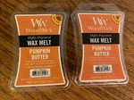 (2) Woodwick Wax Melts Pumpkin Butter Scented 12 Total. Fixed Price $13.00.