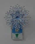Bath & Body Works Blue Snowflake Gem Night Light Up Wallflower Fragrance Plug In. Fixed Price $19.99.