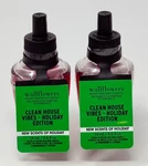 2 Bath Body Works Clean House Vibes Holiday Edition Wallflower Refill Bulb Plug. Fixed Price $12.99.