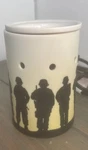 Scentsy Service & Sacrifice Wax Warmer Patriotic Military Soldier. No Bulb/crack. Fixed Price $8.00.
