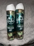 Glade Spray Sparkling Spruce Timeless Joy Set Of Two 8OZ. Fixed Price $29.99.