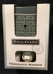 Fragrance Warmer - Wax Melter By Boulevard Gray Circles #70459. Fixed Price $11.49.