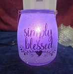 New Retired Htf Scentsy Simply Blessed Full Size Wax Warmer Hard To Find Charty. Fixed Price $35.99.