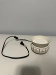 Cream Ceramic Candle Warmer Plug-in. Fixed Price $12.00.