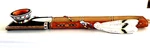 Native American Peace Pipe Summit Resin Incense Burner Ash Catcher. Fixed Price $29.99.
