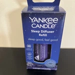 New Yankee Candle Sleep Diffuser Refill Midnight Tranquility 30 Fragrance. Fixed Price $17.95.