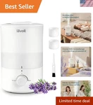 Humidifiers For Bedroom - Quiet 3L Water Tank Cool Mist/top Fill/essential .... Fixed Price $80.58.