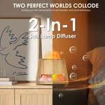 150ML Ultrasonic Essential Oil Diffuser &himalayan Salt Lamp 100% Pure. Fixed Price $11.93.