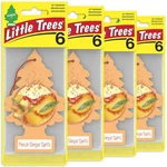 Little Car Air Freshener Hanging Scent, Peach Ginger Spritz, 24 Pack. Fixed Price $23.52.