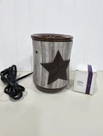 Scentsy Lone Star Full Size Wax Warmer 32112 Rustic Farmhouse Preowned. Fixed Price $19.95.