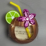Bath & Body Works Scentportable Visor Clip Tropical Coconut Drink Pink Flower. Fixed Price $18.99.