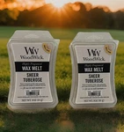 Yankee Candle Woodwick Sheer Tuberose Fragrance Wax Warmer Melts 2 Pack. Fixed Price $16.00.