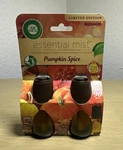 New Air Wick Essential Mist Pumpkin Spice 2 Pack Refills - Limited Edition. Fixed Price $14.99.