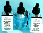 Bath & Body Works Wallflower "clean House Vibes-sparkling Bubbles" Refills X3. Fixed Price $25.17.